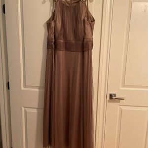 Mother of the Bride/groom dress, never worn, from David’s Bridals, bronze/gold